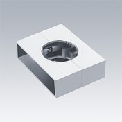 Axyl Flood — AXYL FLOOD M DUAL BRACKET D60/D76 WH